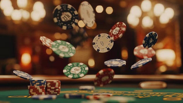 Sic Bo betting layout with dice and payout odds